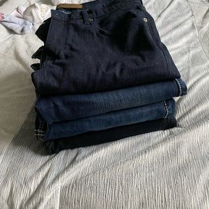 5 Pairs - Rock & Roll Denim/Lucchese Mens Western Jeans Relaxed All 32x34 450$